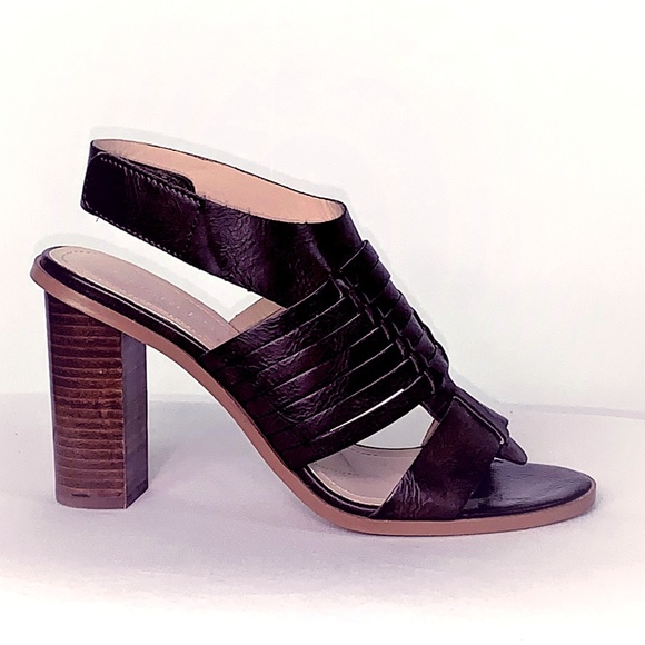 Charles David Shoes - NEW Charles David Brwn Leather Heel Sandal